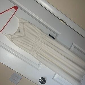 All white express cocktail dress